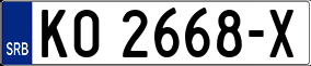 Truck License Plate